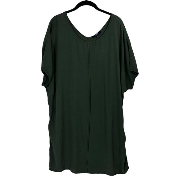 Madewell Dresses & Skirts - Madewell Tunic Dress Womens Short Dolman Sleeve Shift Olive Green Size M